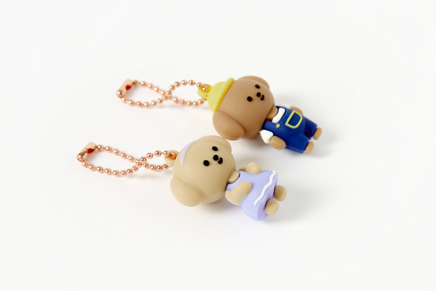 Couple Key Ring Set Poodle