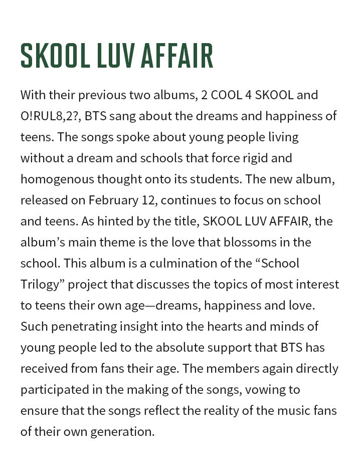 BTS 2nd Mini Album: Skool Luv Affair