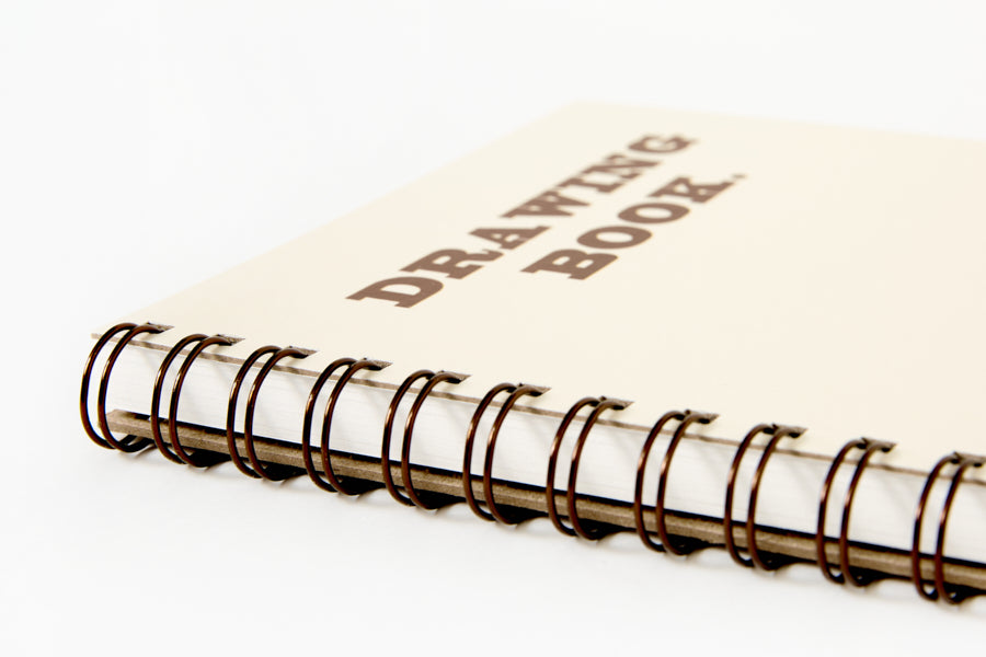 DRAWING BOOK TWIN RING BROWN