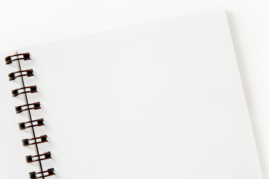 DRAWING BOOK TWIN RING BROWN