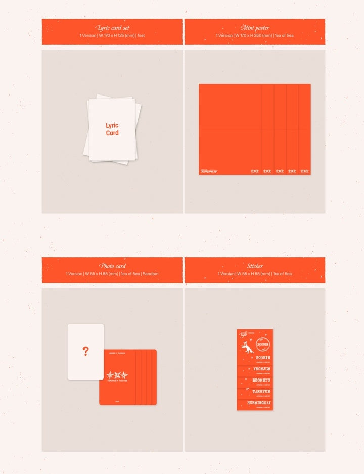 TOMORROW X TOGETHER (TXT) 6th Mini Album 