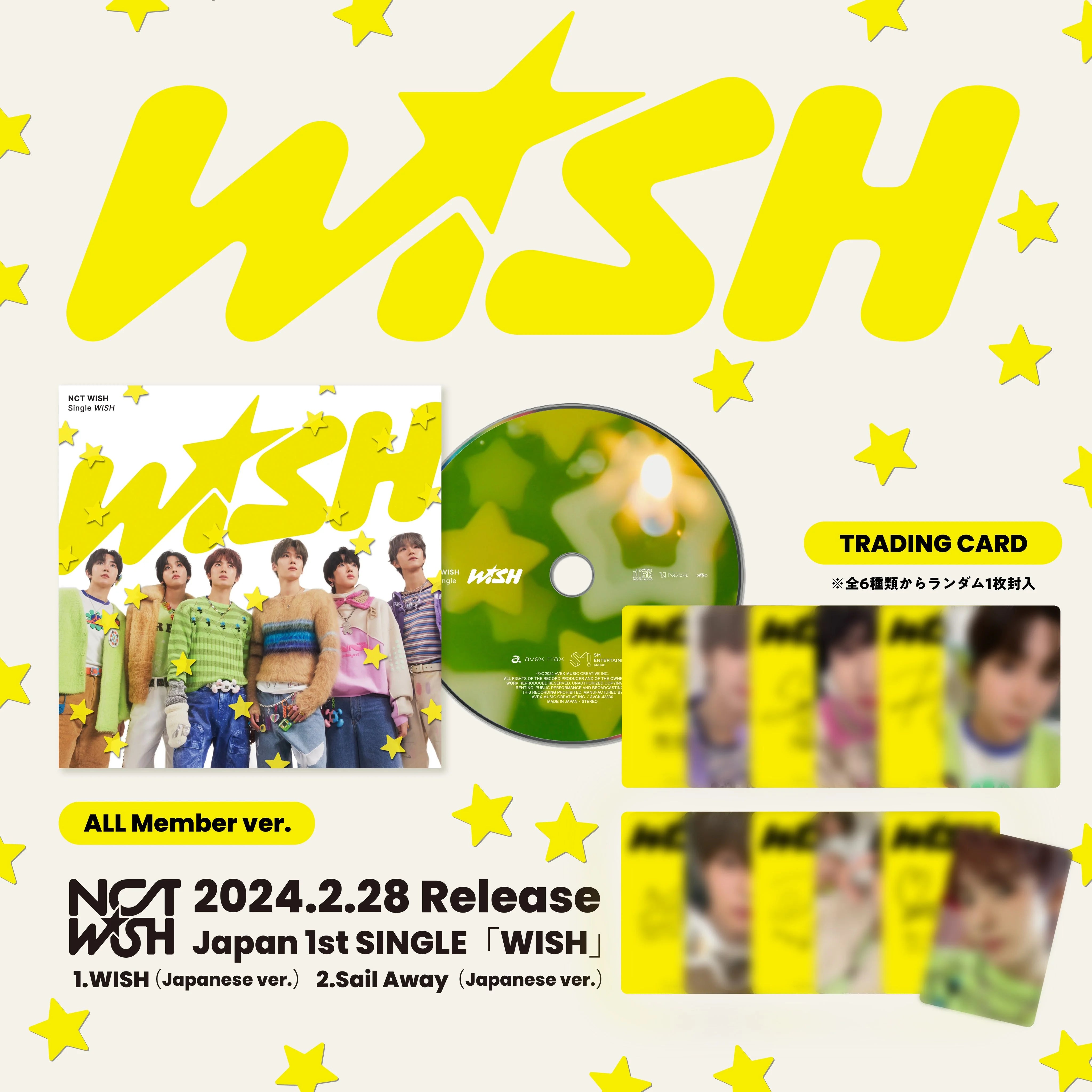 NCT WISH - 1st Japanese Single 'WISH'