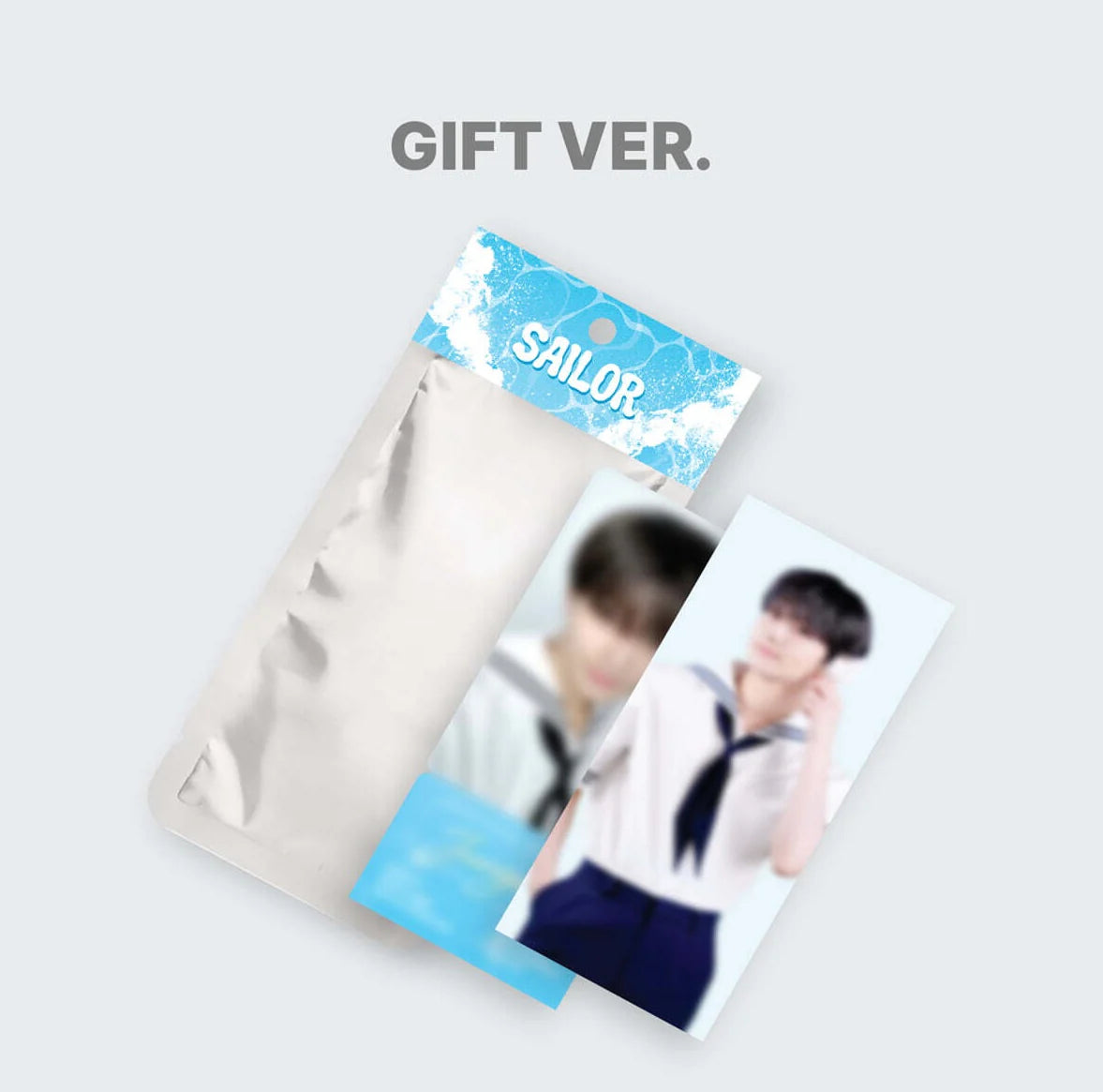 Packaged product with a photo of a person wearing a school uniform and 'SAILOR' branding.