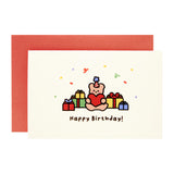 Pop-Up Card 'Happy Birthday' Bear & Gift