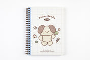 NOTE PP COVER SPRING HELLO BUDDY PUPPY