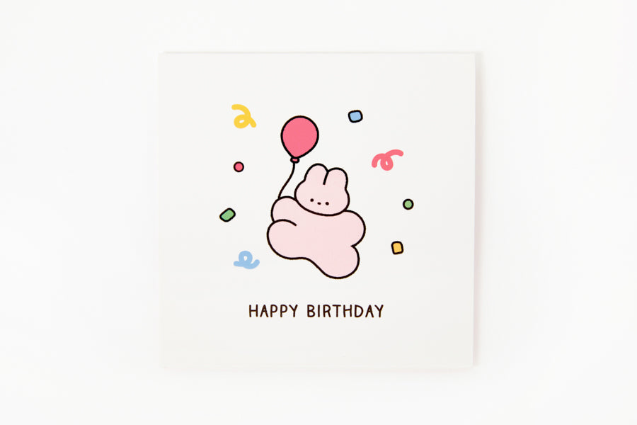 Card Happy Birthday Rabbit Pop-Up