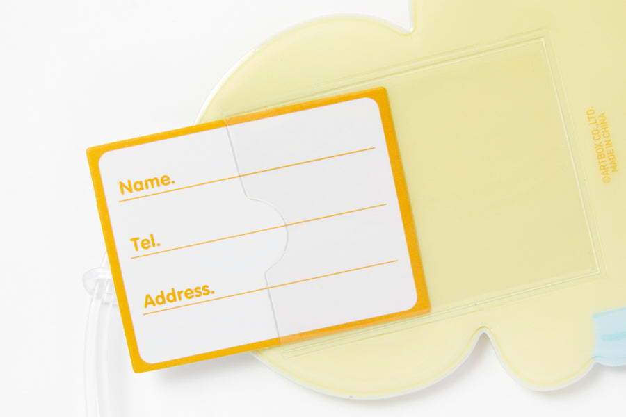 LUGGAGE TAG PVC SUNGLASS IREN BODY