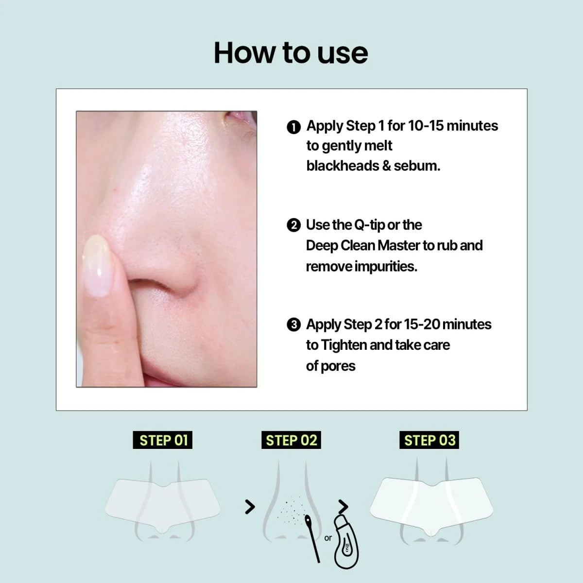 ilso Natural Mild Clear Nose Pack [5pcs]