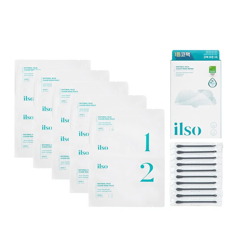 ilso Natural Mild Clear Nose Pack [5pcs]
