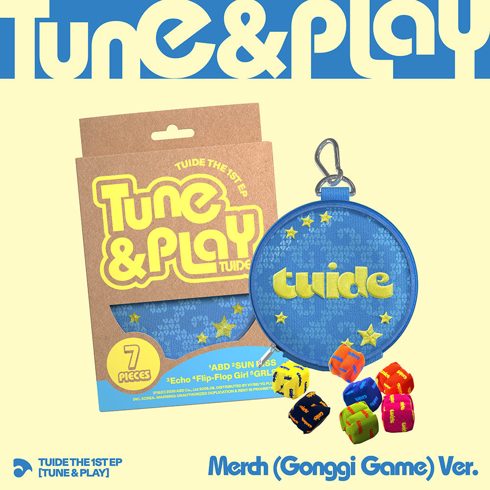 [PRE-ORDER] TUIDE - THE 1ST EP [TUNE & PLAY] MERCH (GONGGI GAME) VER.