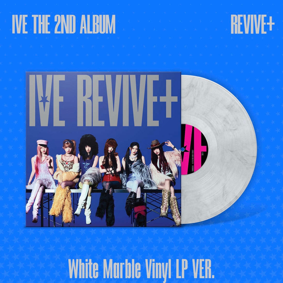 IVE - THE 2ND ALBUM [REVIVE+] (WHITE MARBLE VINYL LP VER.)
