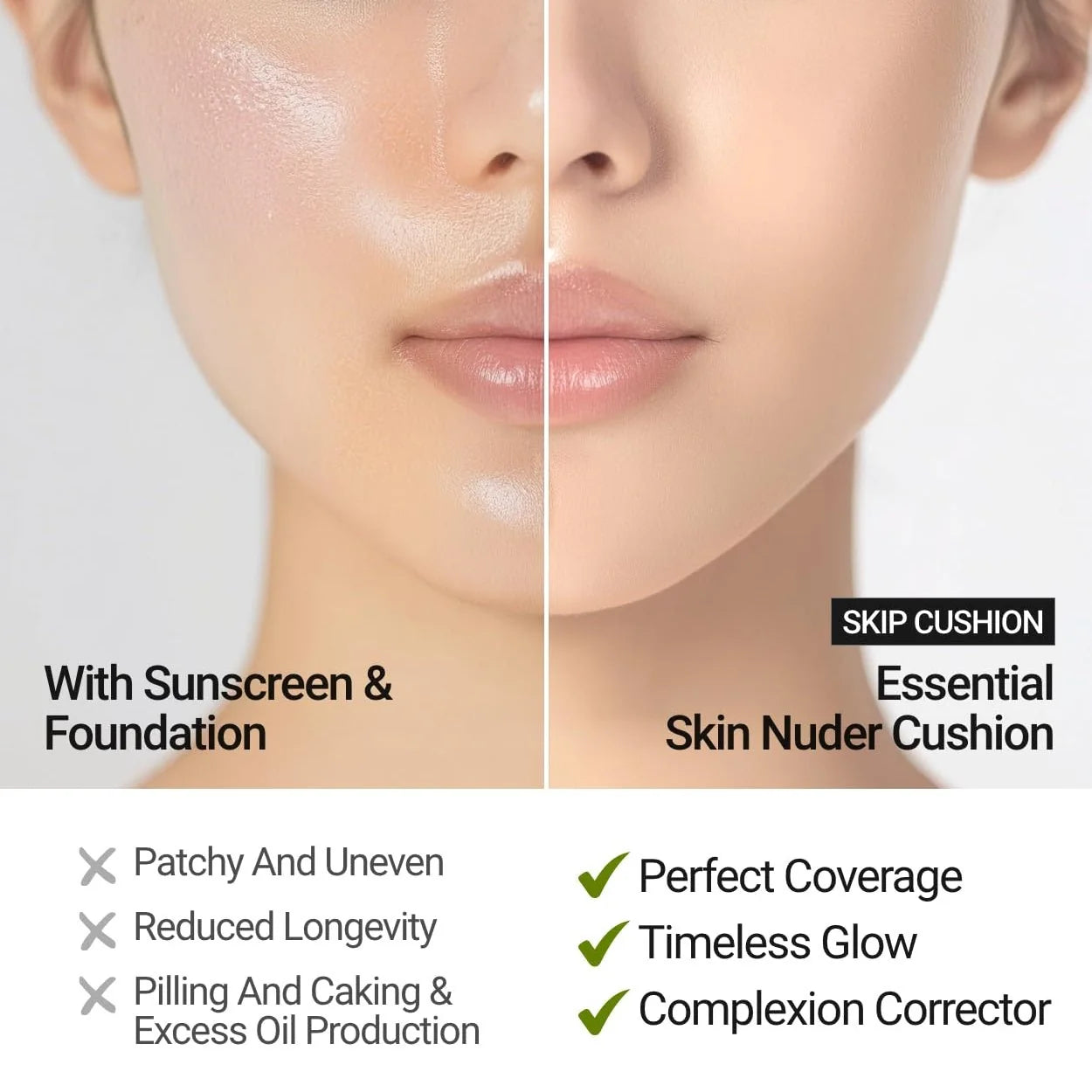 JUNG SAEM MOOL Essential Skin Nuder Cushion Set