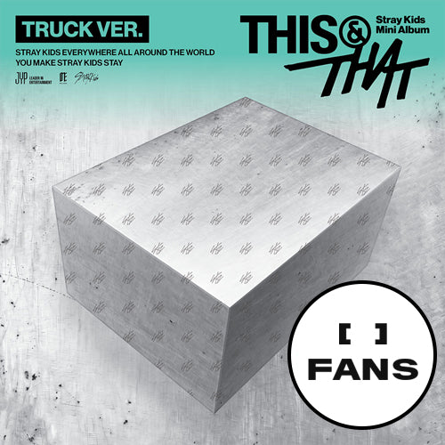 [PRE-ORDER] [FANS SHOP POB] Stray Kids – Mini Album [THIS & THAT] (TRUCK VER.)