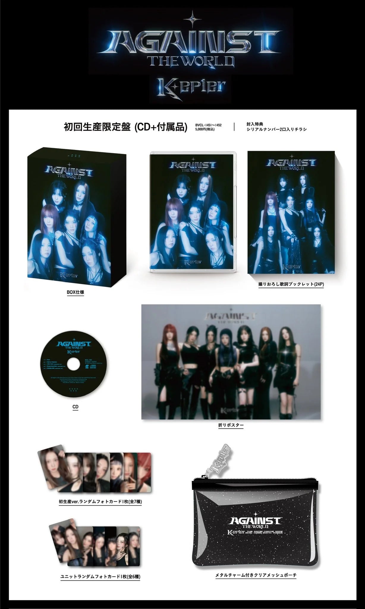 [Pre-Order] KEP1ER - AGAINST THE WORLD [LIMITED EDITION]