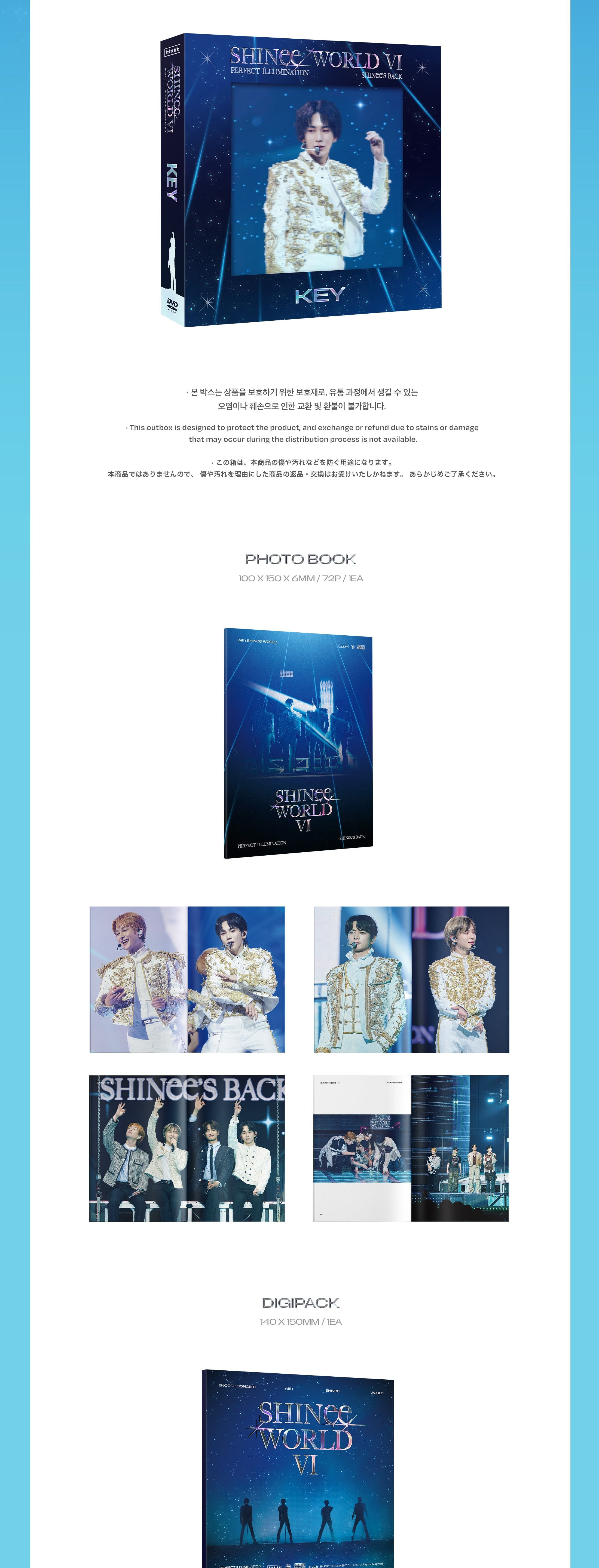 SHINEE - WORLD VI [PERFECT ILLUMINATION : SHINEE'S BACK] DVD (KEY Ver.)