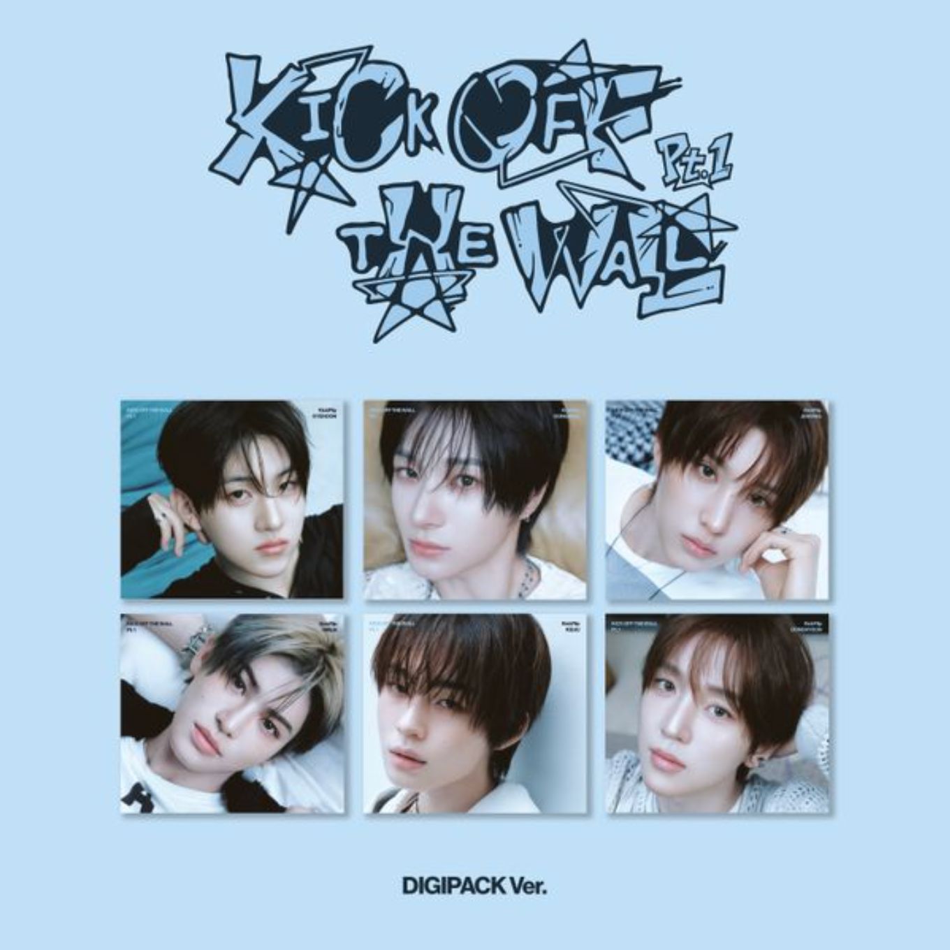 KICKFLIP - 5TH MINI ALBUM [KICK OFF THE WALL PT.1] DIGIPACK VER. (6 VERSIONS)