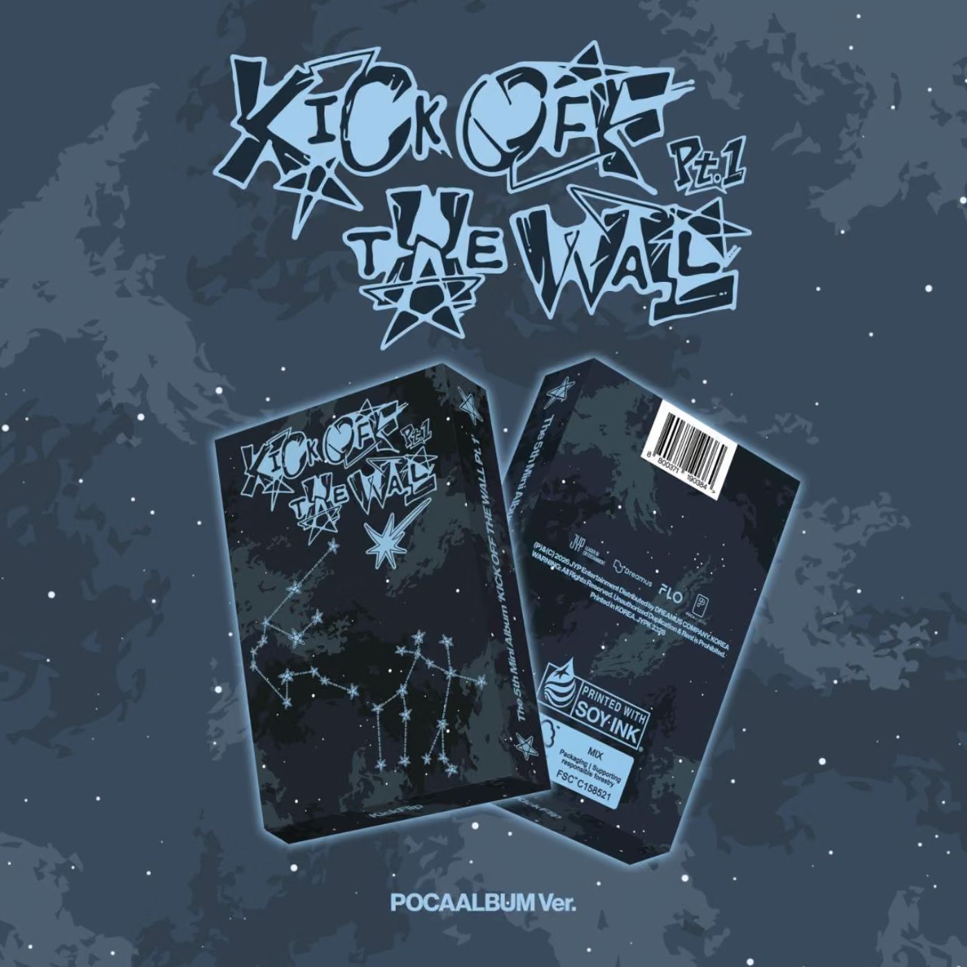 KICKFLIP - 5TH MINI ALBUM [KICK OFF THE WALL PT.1] POCAALBUM VER.