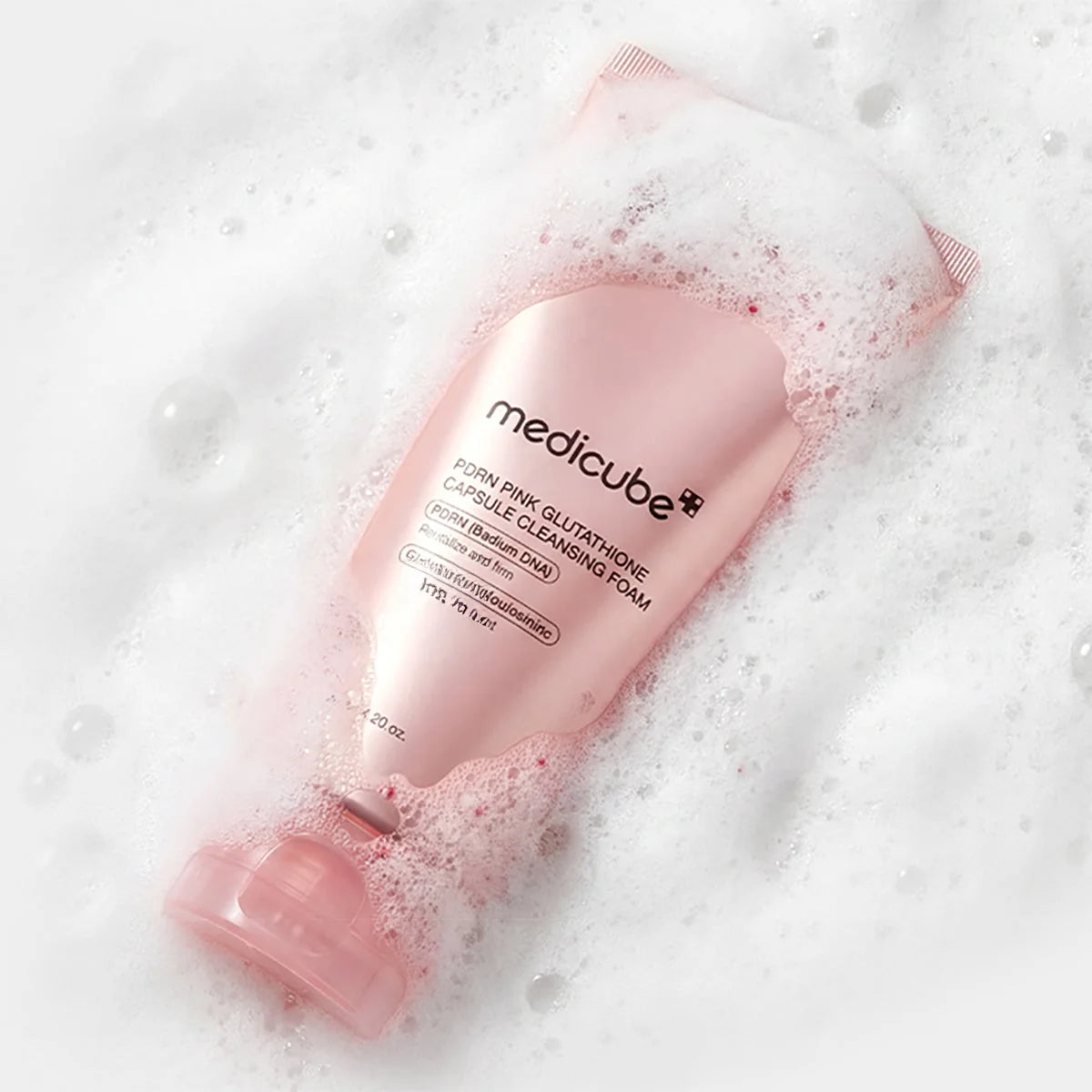 medicube PDRN Pink Glutathione Capsule Cleansing Foam [120g]