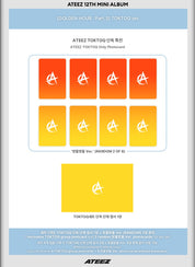 ATEEZ 12th Mini Album "GOLDEN HOUR : Part.3"  (Poca ver.) with KQSHOP POB (TOKTOQ Set Ver.)
