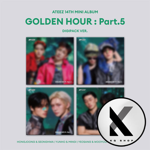[PRE-ORDER] [KQSHOP POB] ATEEZ – 14th Mini Album [GOLDEN HOUR : Part.5] (DIGIPACK UNIT VER.)