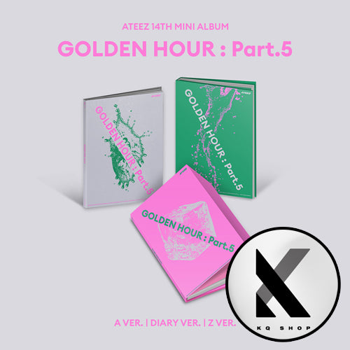 [PRE-ORDER] [KQSHOP POB] ATEEZ – 14th Mini Album [GOLDEN HOUR : Part.5]