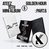 [PRE-ORDER] [KQSHOP POB] ATEEZ – 15th Mini Album [GOLDEN HOUR : Part.6] (SET)