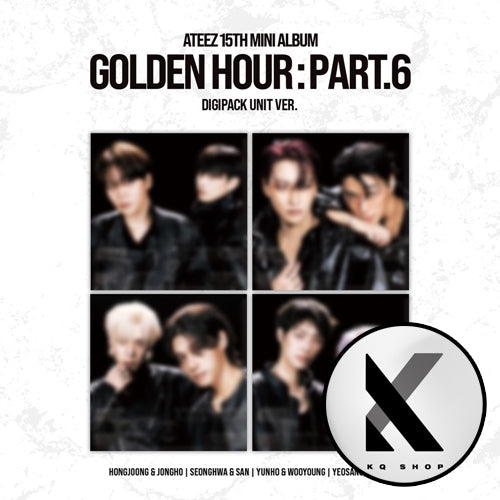 [PRE-ORDER] [KQSHOP POB] ATEEZ – 15th Mini Album [GOLDEN HOUR : Part.6] (DIGIPACK UNIT VER.)