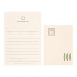 Mini Letter Paper Set Girl & Bear