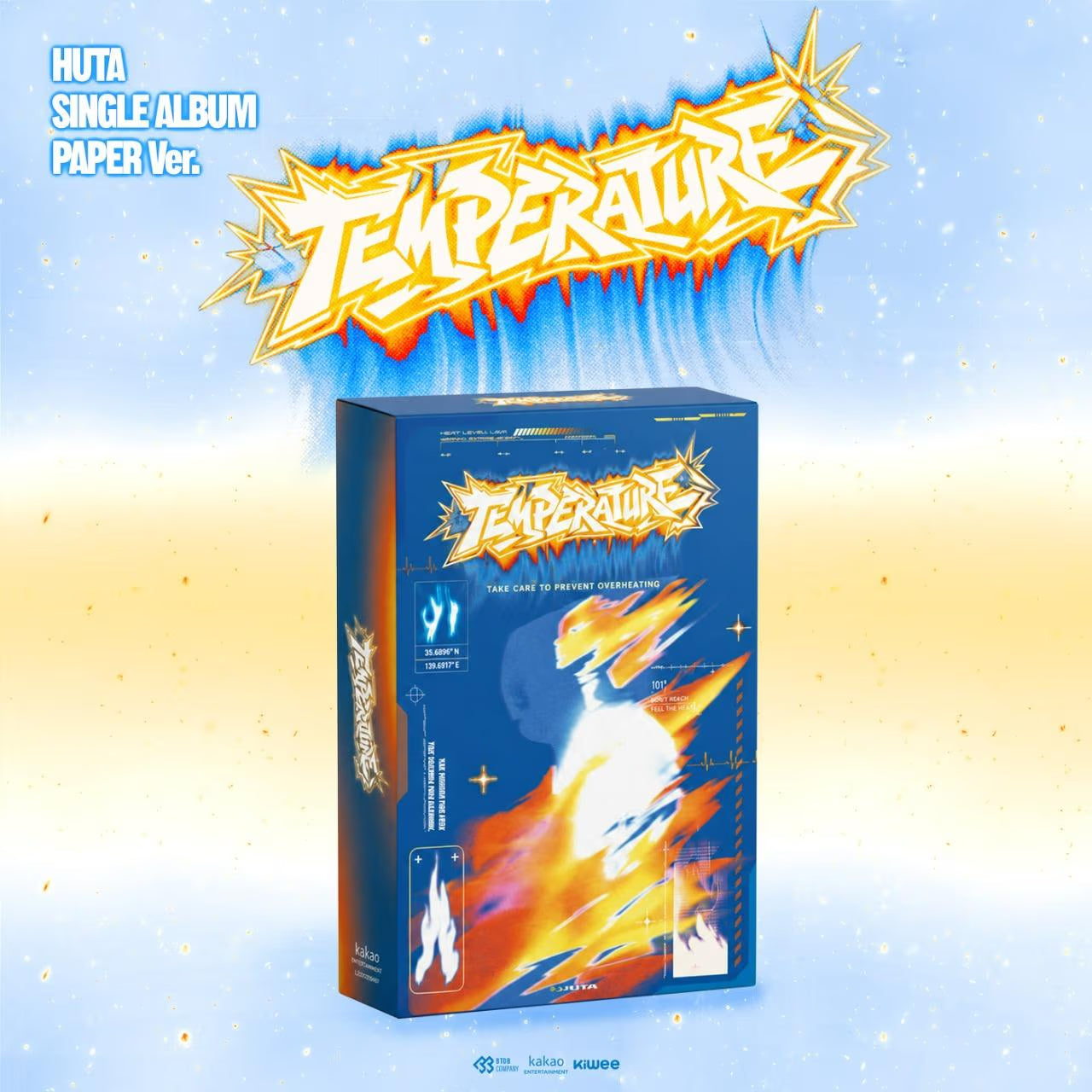 LEE MIN HYUK (HUTA) - SINGLE ALBUM [TEMPERATURE] (PAPER VER.) (KIWEE)