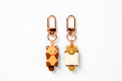 COUPLE KEY RING SET FLYING SQUIRREL & RED PANDA
