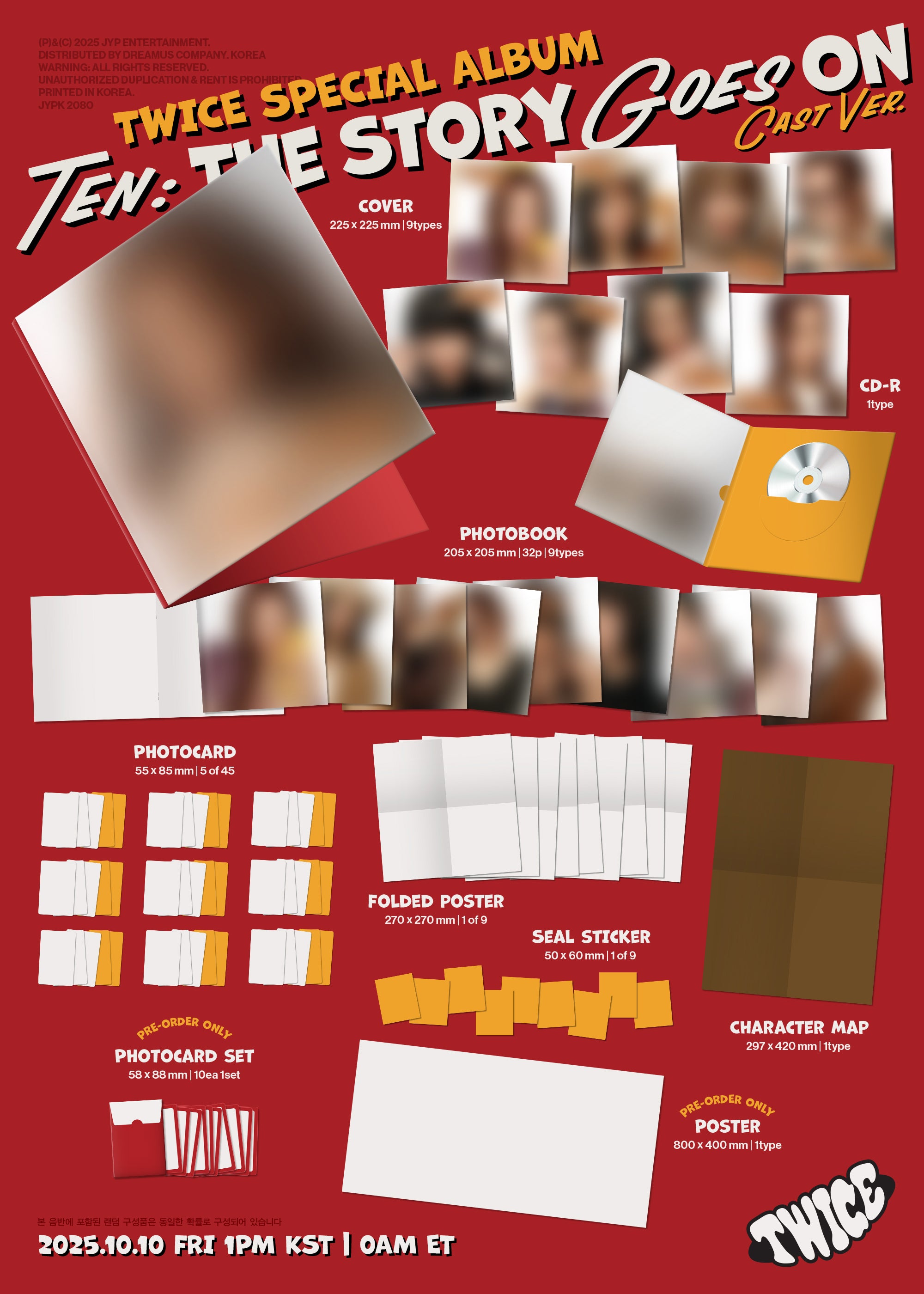 [PRE-ORDER] Twice Special Album Ten: The Story Goes On [Cast Ver.]
