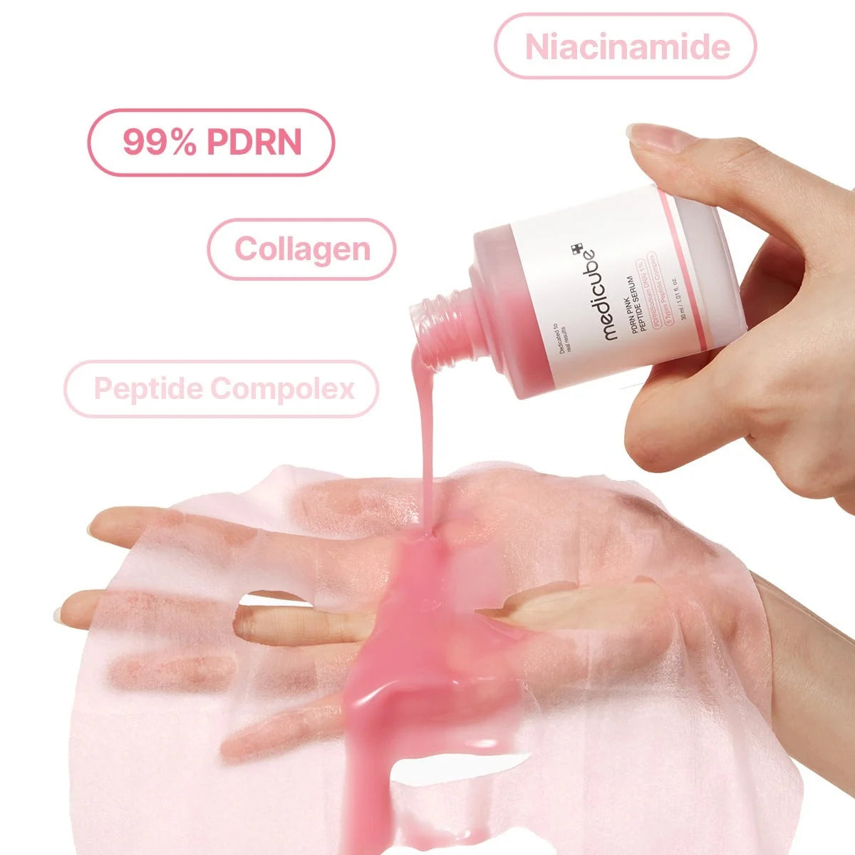 medicube PDRN Pink Peptide Serum Mask [1ea]