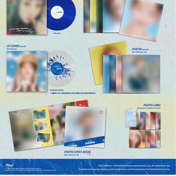 Moon Byul (MAMAMOO) - Vol. 1 Repackage [Starlit of Twinkle] (LP Ver.) (Limited Edition)