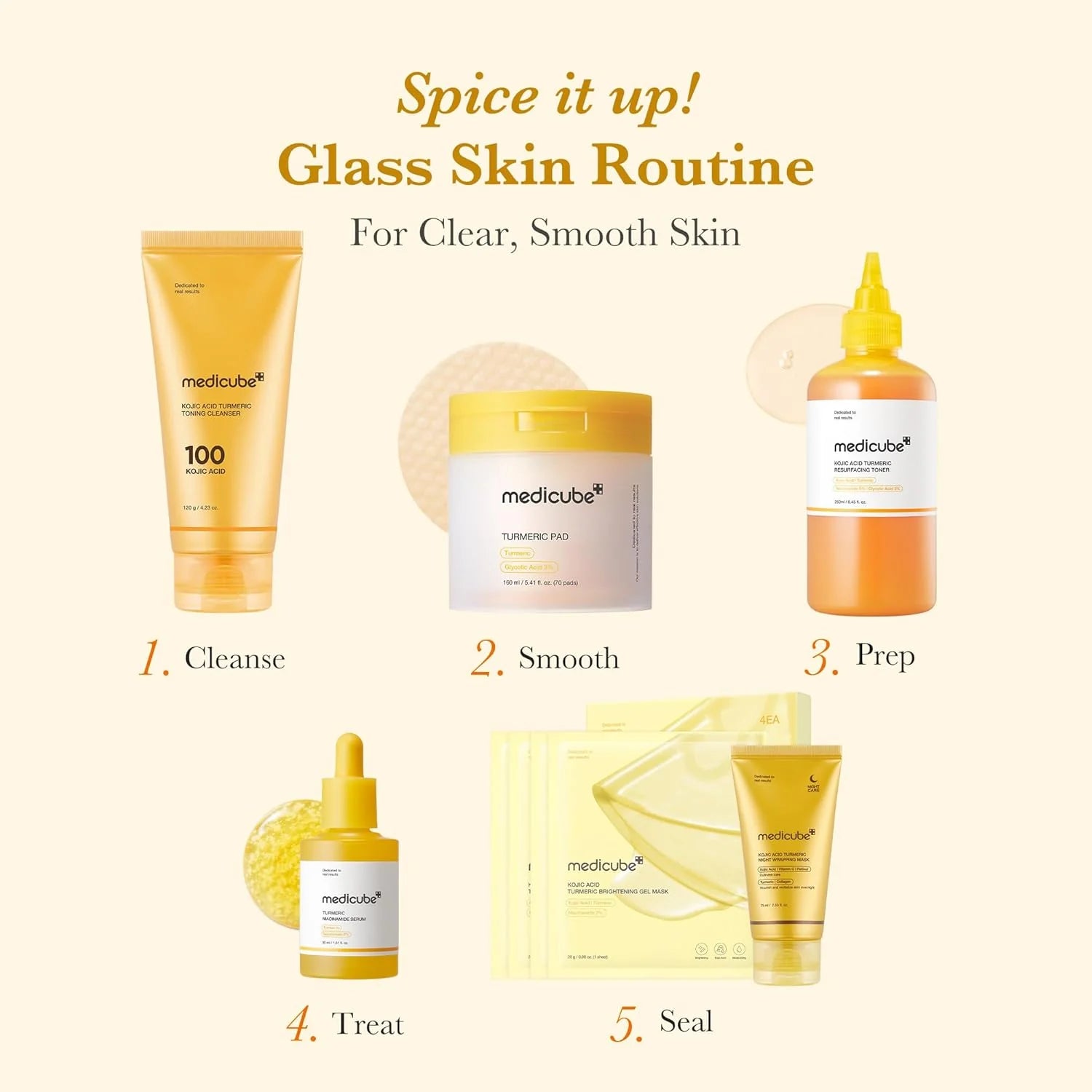 medicube Kojic Acid Turmeric Pad [70pcs]