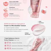 medicube PDRN Pink Glutathione Capsule Cleansing Foam [120g]