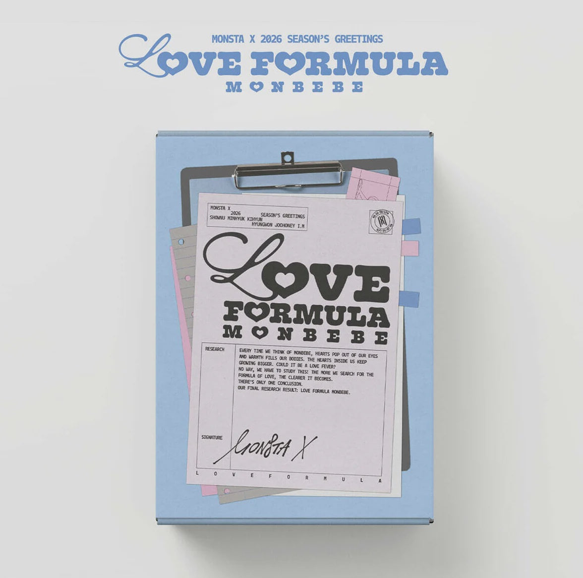 [PRE-ORDER] MONSTA X - 2026 SEASON'S GREETINGS [LOVE FORMULA MONBEBE]