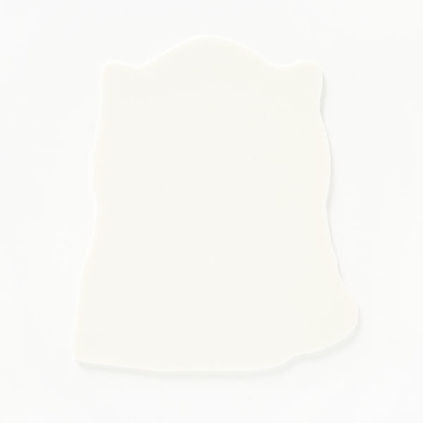 White pillow on a white background