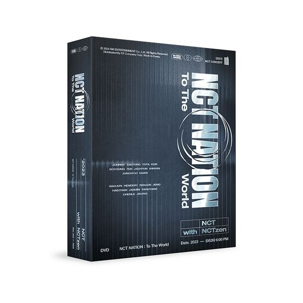 [Pre-Order] NCT - 2023 NCT CONCERT [NCT NATION: TO THE WORLD IN INCHEON DVD] (3 DISC)