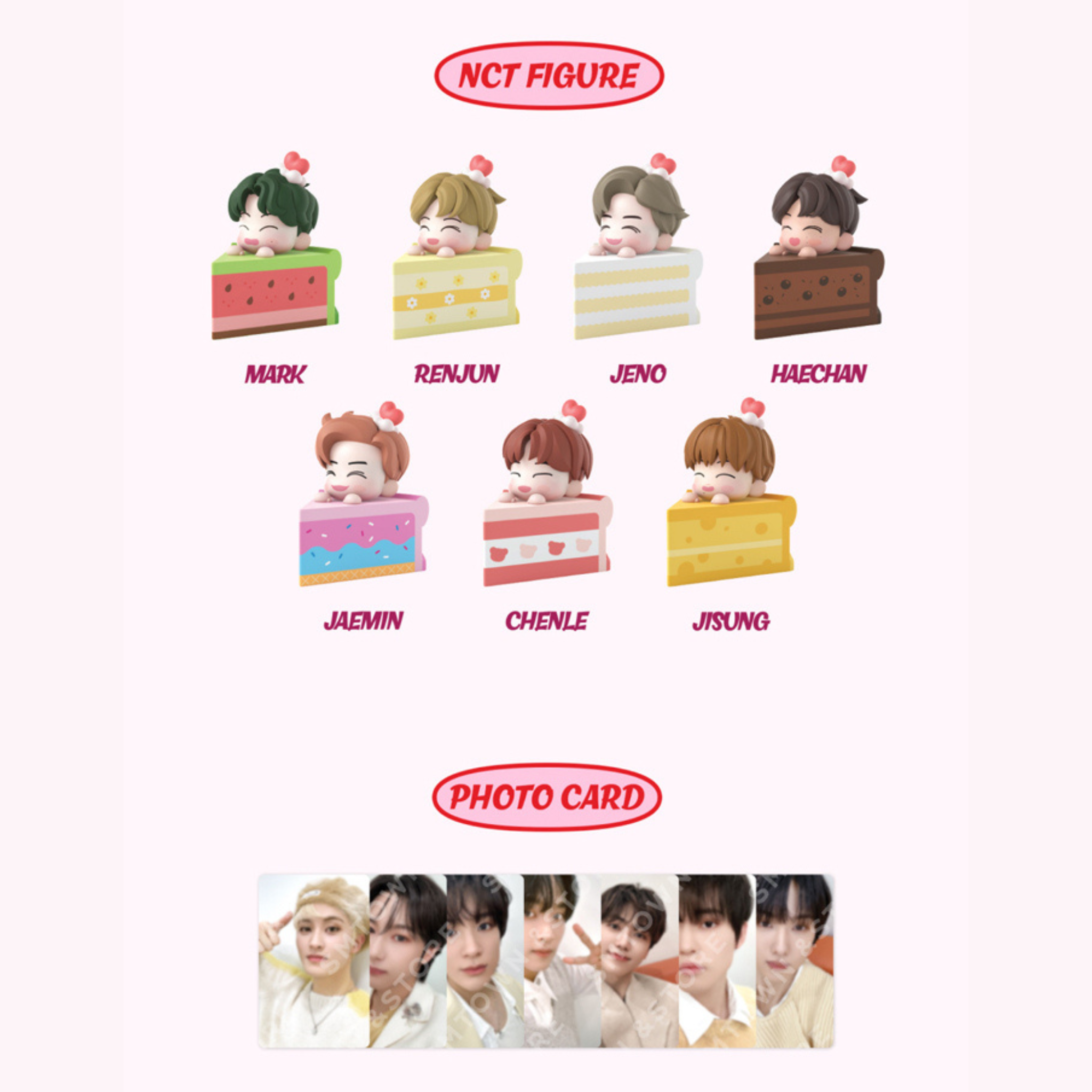 NCT DREAM: CCOMAZ VALENTINE'S CAKE (7 Versions + Set)