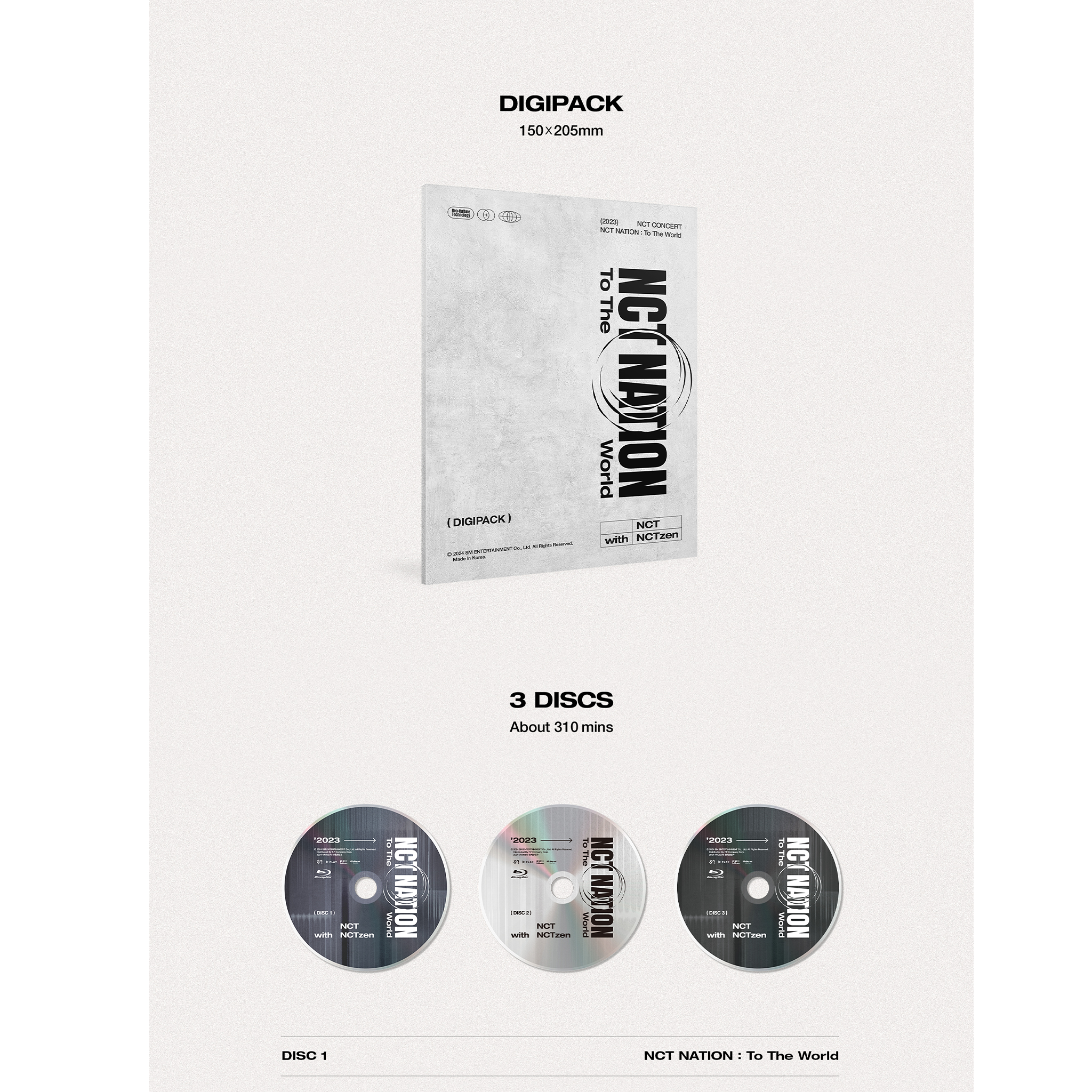 [Pre-Order] NCT - 2023 NCT CONCERT [NCT NATION: TO THE WORLD IN INCHEON BLU-RAY]