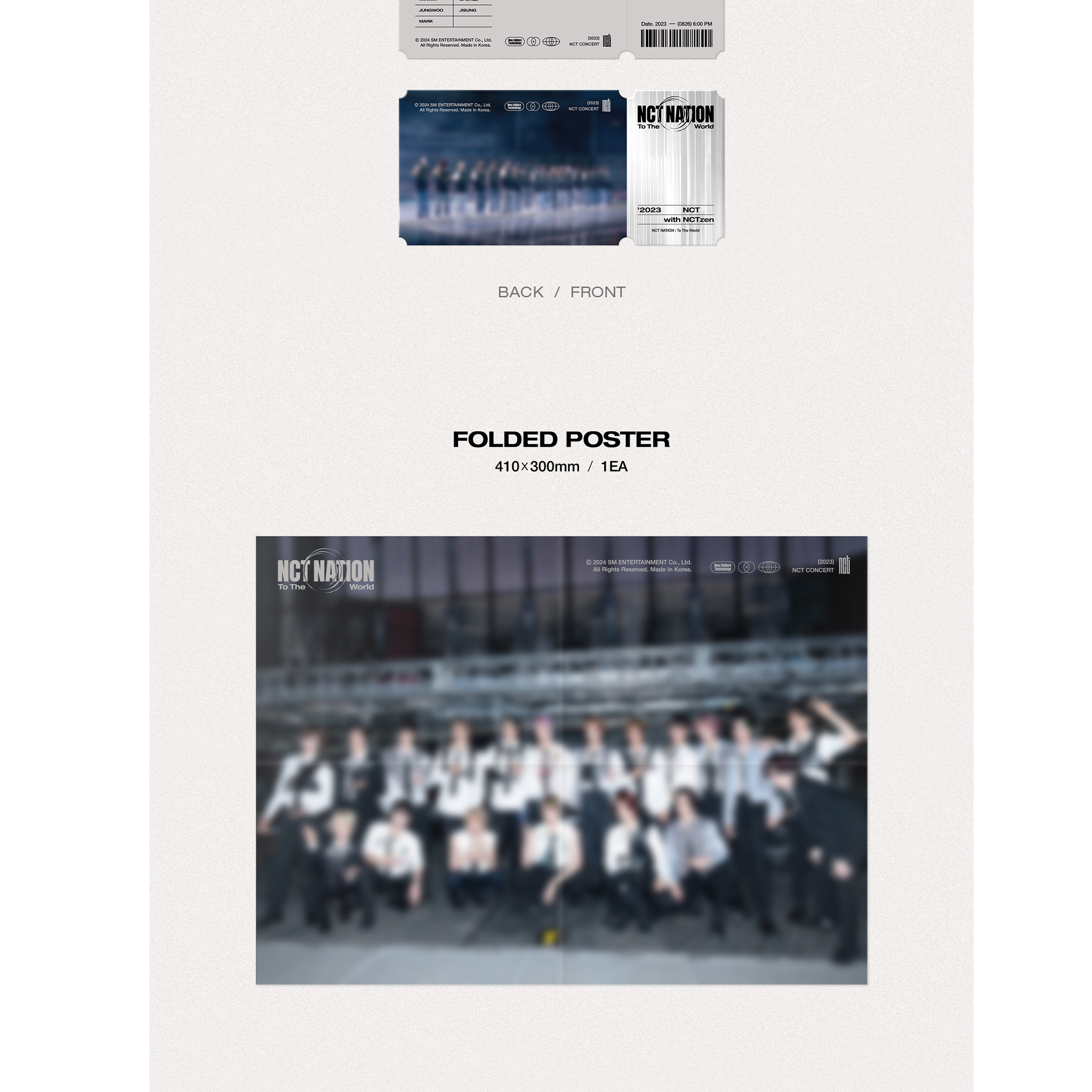 [Pre-Order] NCT - 2023 NCT CONCERT [NCT NATION: TO THE WORLD IN INCHEON BLU-RAY]