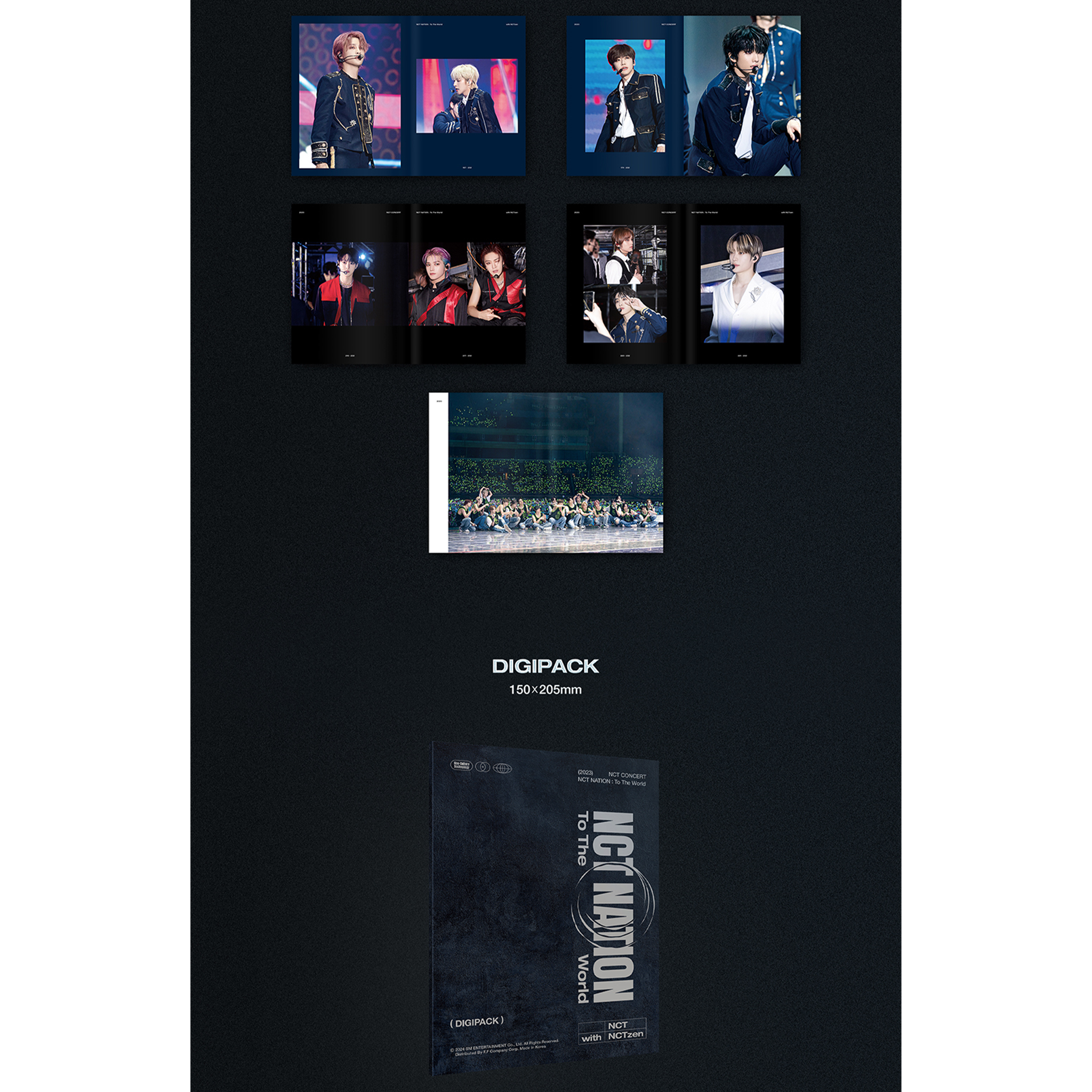 NCT - 2023 NCT CONCERT [NCT NATION: TO THE WORLD IN INCHEON DVD] (3 DISC)
