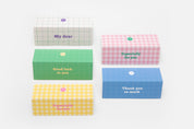 Check Pattern OPP Packaging Set