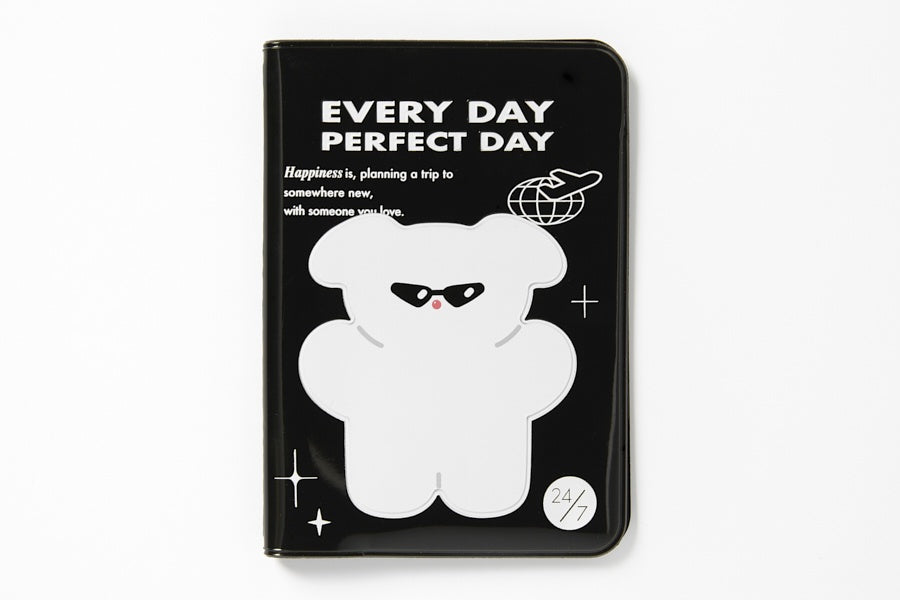 PASSPORT CASE BLACK DOG GLASSES