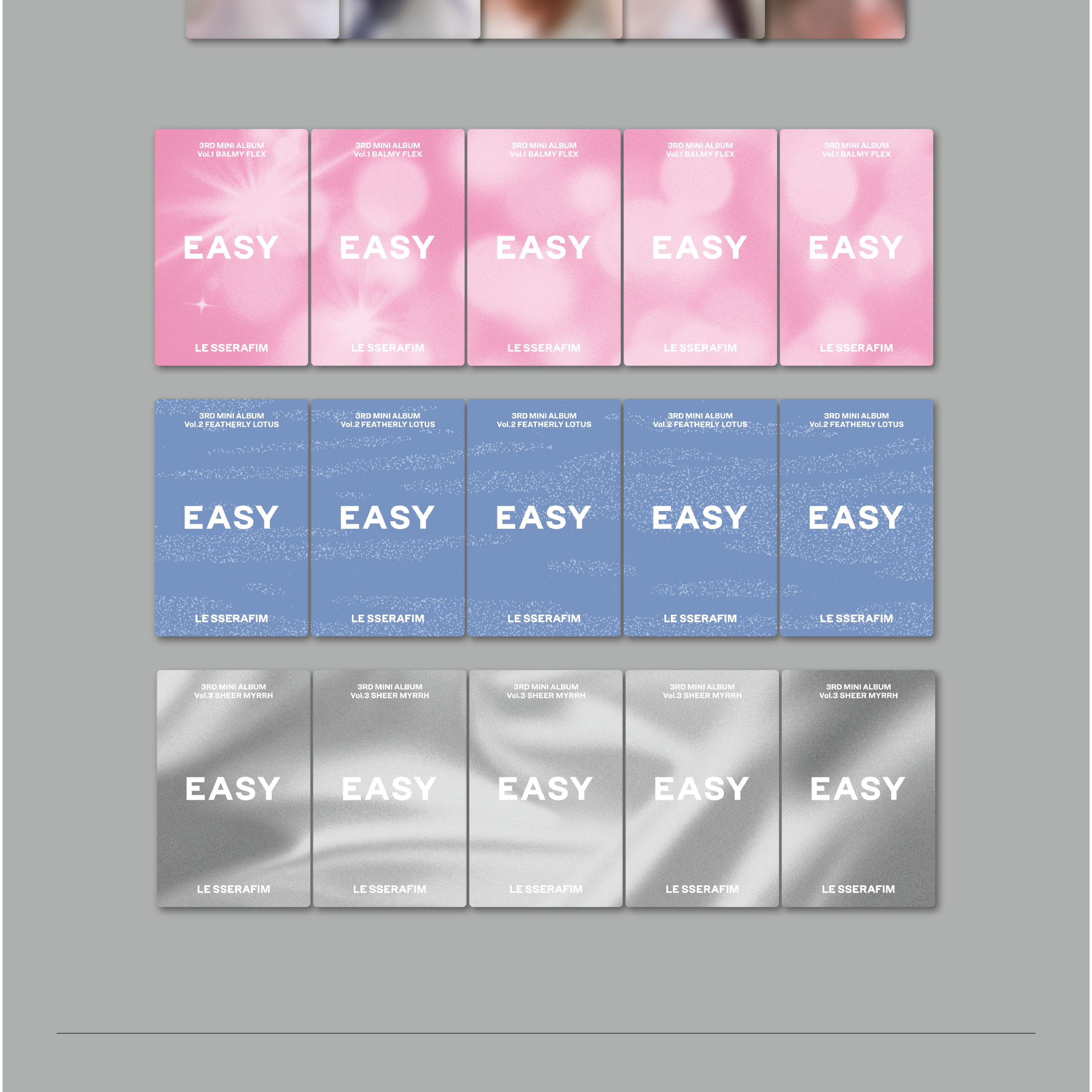 Le Sserafim 3rd Mini Album "EASY"