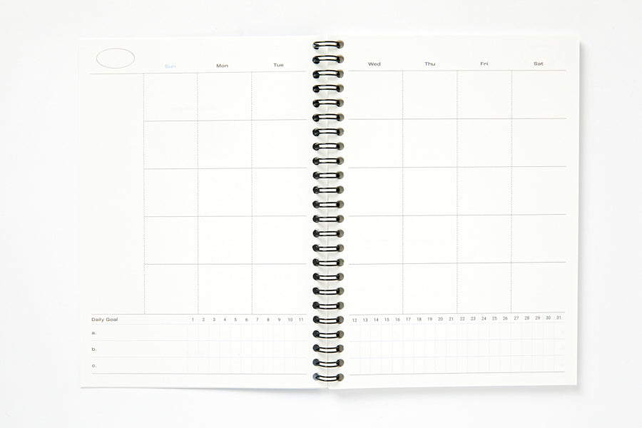 STUDY PLANNER 3 MONTHS WHITE SIMPLE SMILE
