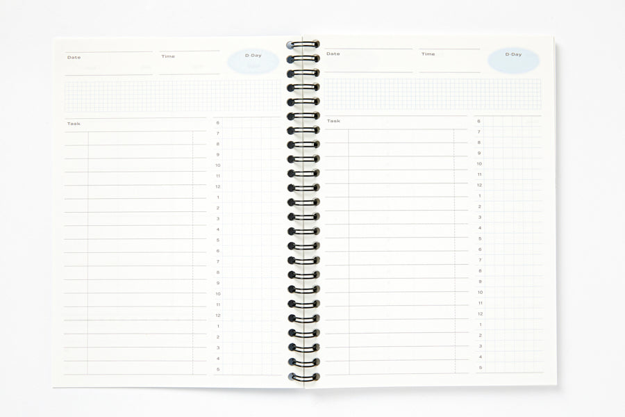 STUDY PLANNER 3 MONTHS WHITE SIMPLE SMILE