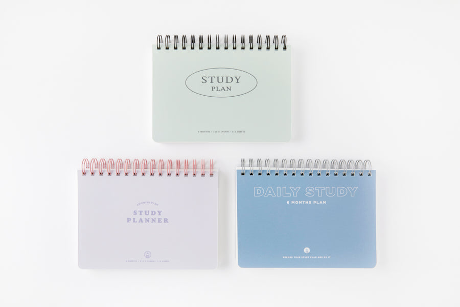 STUDY PLANNER GREEN 6 MONTHS