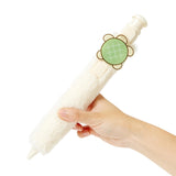 PEN BIG POMPOM WHITE TURTLE