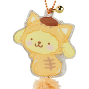 Bag Charm Sanrio Acrylic Cat with Tail (Love Neko Neko) Pompompurin